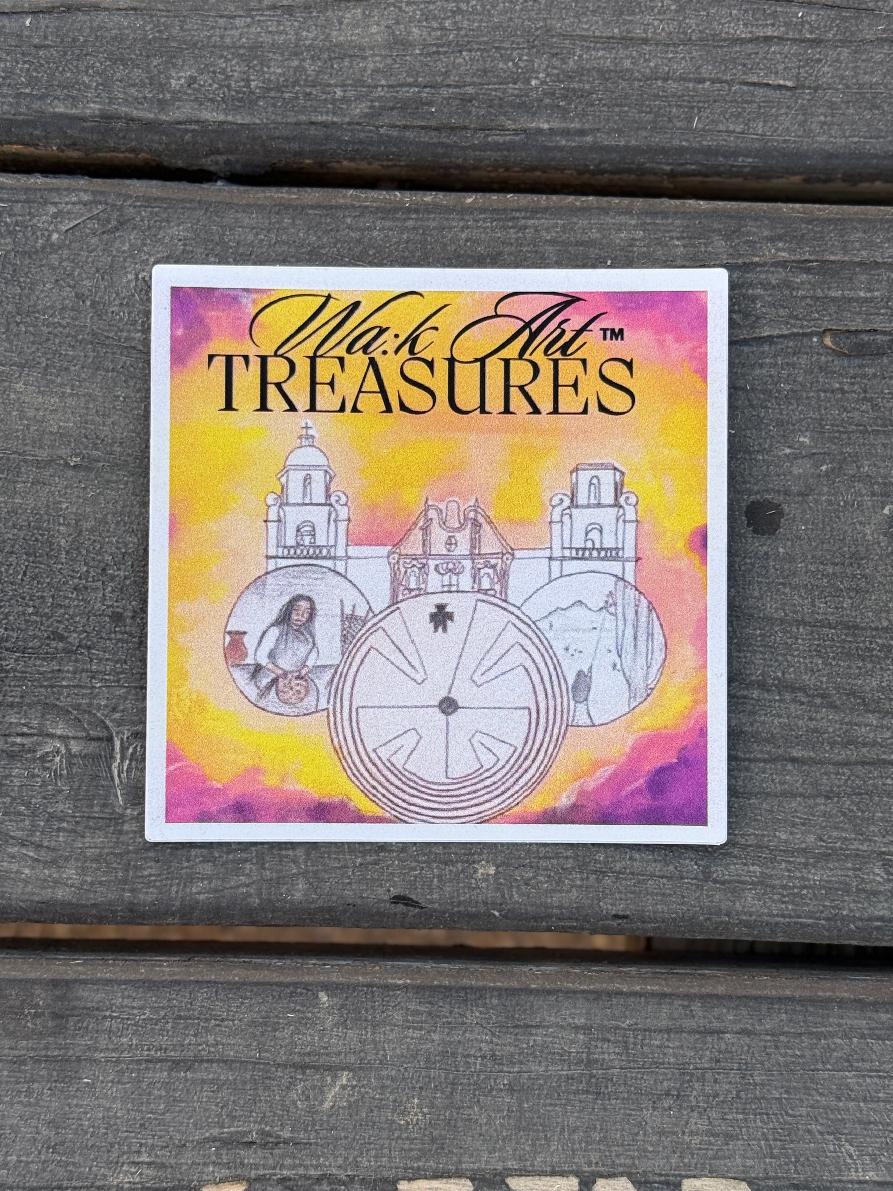Wa:k Art Treasures Stickers